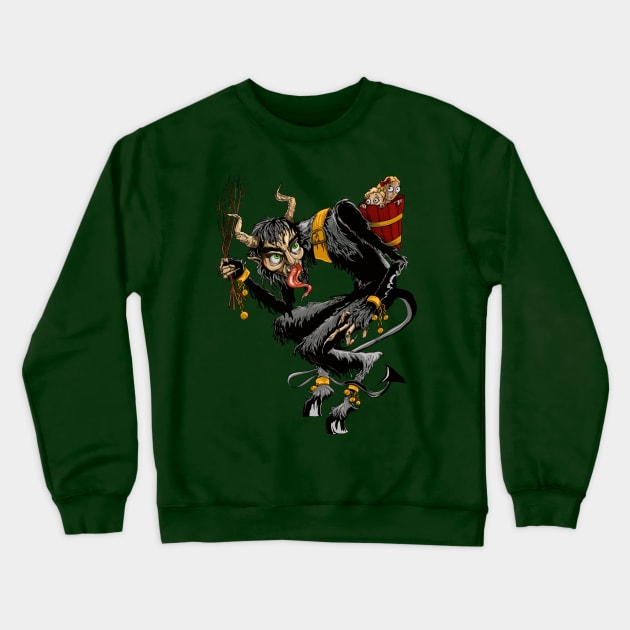 Krampus Season Crewneck Sweatshirt by StarlingAmy